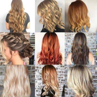 Summer is the perfect time to enhance your hair with some color or a new haircut!