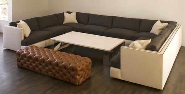 Custom Ottoman & Sectional