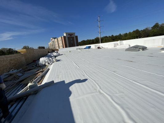 Commercial roof replacement