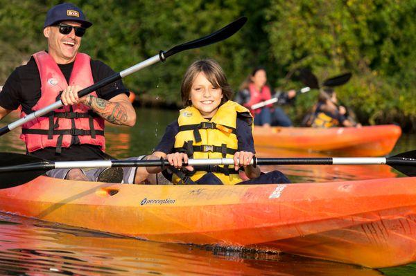 Kayaking with kids on the Paw Paw River - the perfect family activity!