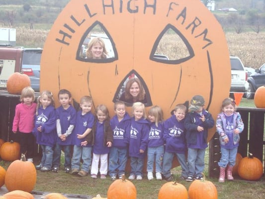 Preschool field trip to Hill High Farm!