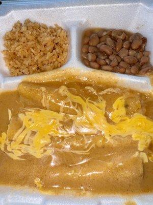 Cheese enchiladas...