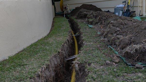 Underground-Polyethylene-Gas-Pipe-installation-Los Angeles