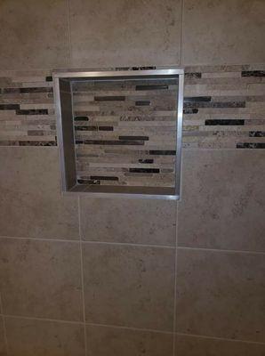 Tile shower