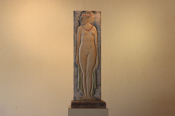 Robert Lamb
Limestone
Figure in relief, Hand colored by the Artist