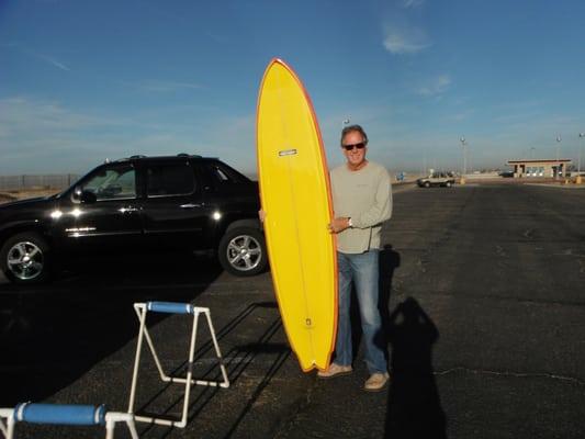 Steve proudly delivering my new hybrid.