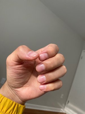 Clean nails, super satisfied