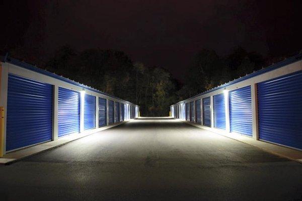 24 Hour Access with Lighted Buildings