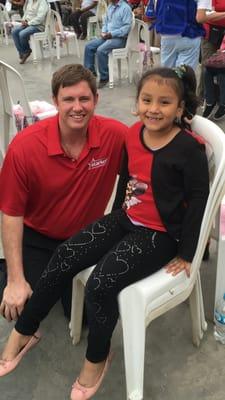 This little girl was all smiles on our Hearing Mission in Chimbote, Peru.