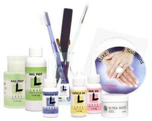 Luxe Manicure Ultra White Gel Starter Kit Without 36-Watt UV Lamp ($146)