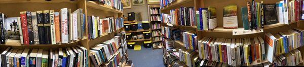 Pano in the Biographies and Business aisles...