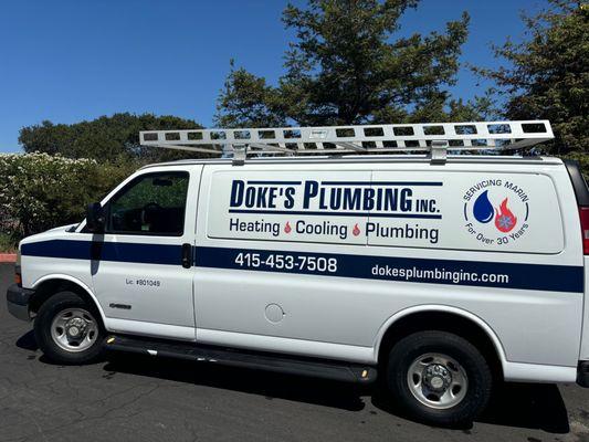 Doke's Plumbing Van