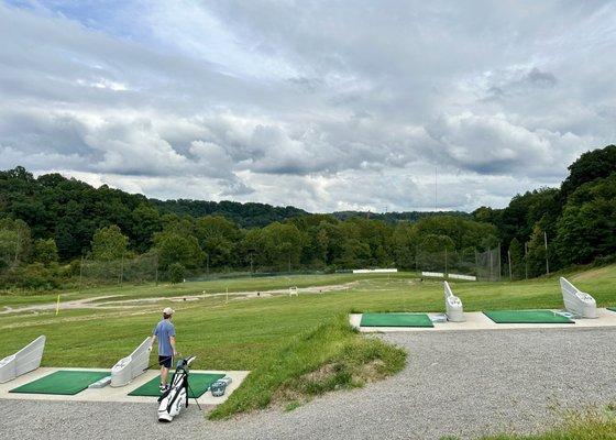 The driving range