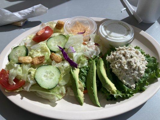 Tuna and regular salad