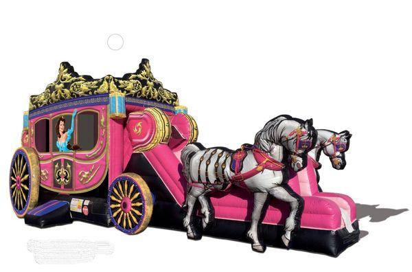 Princess Carriage Combo w/ Horses- Brand New