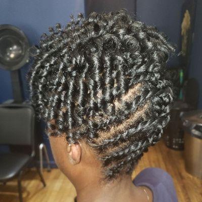 Rod Set (Natural hair)