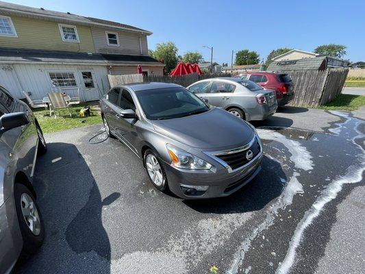 2015 Nissan Altima utilizing our mobile detailing service. Thanks for your support.