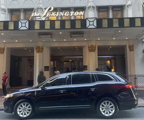 Dropping off a VIP client at THE LEXINGTON HOTEL Manhattan NYC