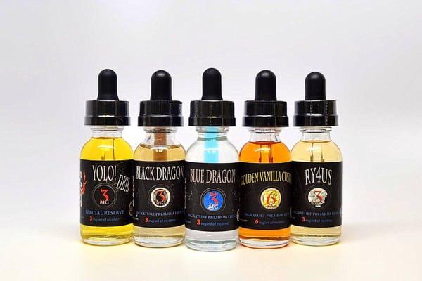 Best sellers from eJuice Company.