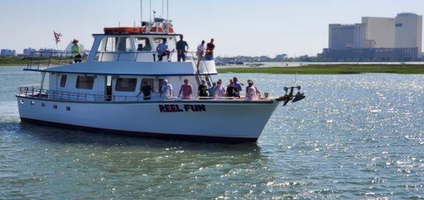 70' Party Boat fishing from Ocean City, NJ