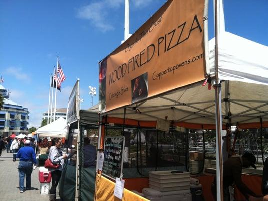 Copper Top Ovens at the Jack London farmers market in Oakland on Sundays