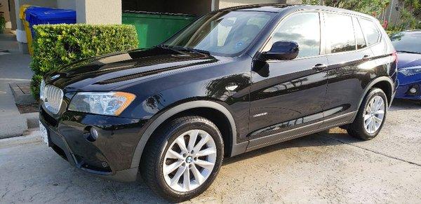 Complete interior + exterior detail on BMW X3