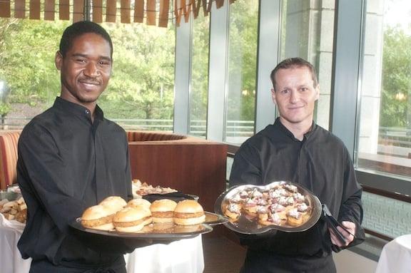 Sliders, canapes and cute servers...oh my!