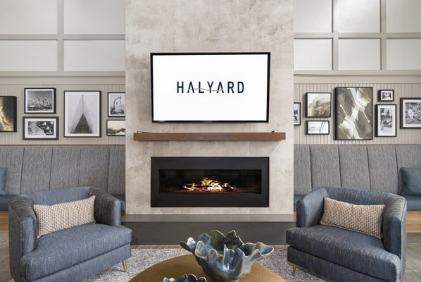 Halyard Clubhouse Fireplace Sitting Area