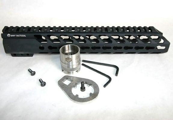 Handguard with Patented X-pandable Locking Barrel Nut System