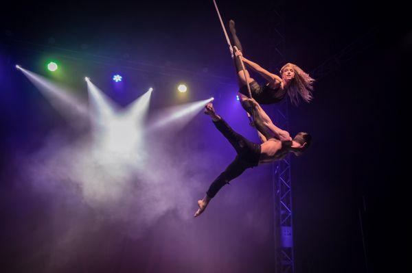 Aerial Specialty Act: Aerial Duos, Trapeze, Hoop, Aerial Silks, Straps, etc