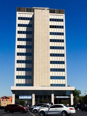 Bond Services of California is located on the 11th floor of this building. There is plenty of free parking.