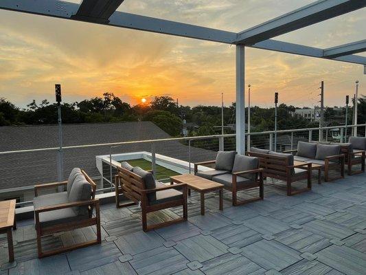 Enjoy our Amazing Rooftop Sunsets