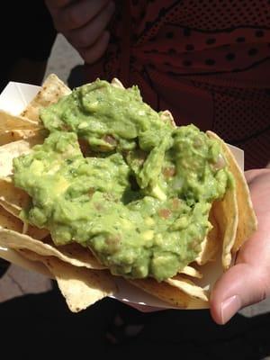 Can never go wrong with chips and guac!