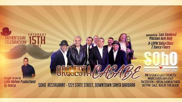 Orquesta Casabe at Soho Restaurant and Bar