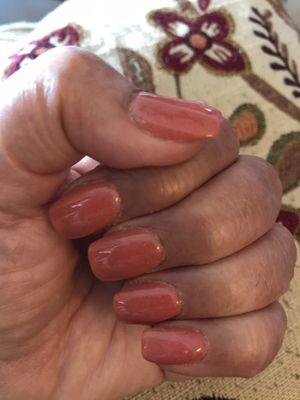 NextGen Manicure, Color E6 - Kind of a warm pumpkin spice, perfect for Fall!