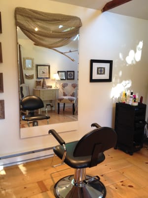 Inside the salon