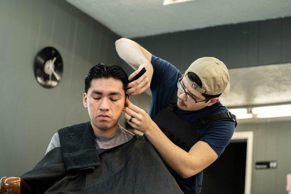 Straight razor finish by Barber Ivan