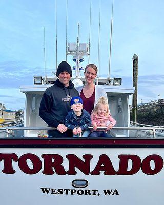 Thanks for supporting our family by fishing aboard the Tornado!