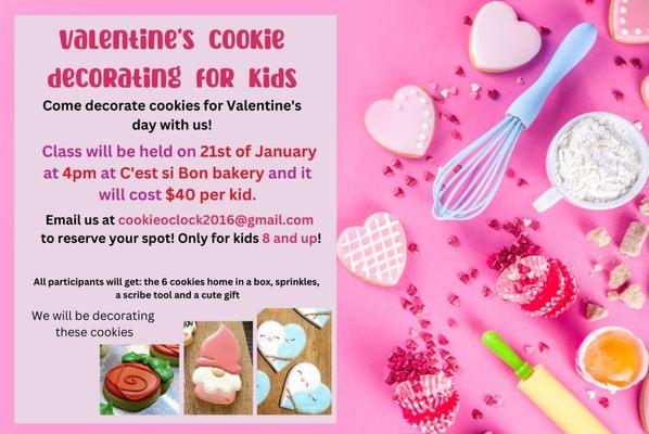 Cookie decorating classes for everyone 8 - 99