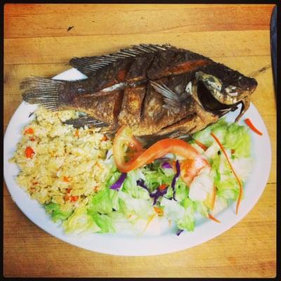 Come try our famous Mojarra Frita dish!