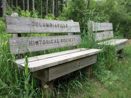 Benches for resting