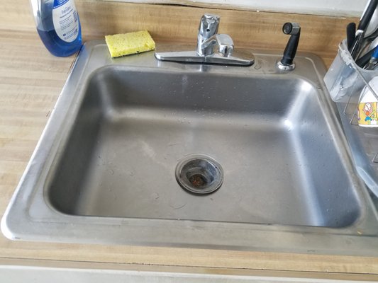 Kitchen sink after cleaning  DeepCleaningMA.com