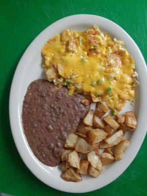 Our Chilaquiles plate