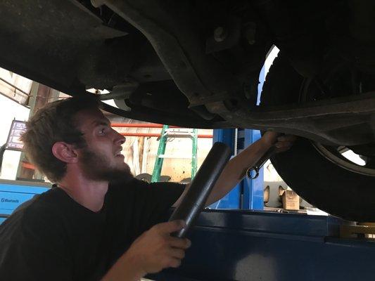 Steering & Suspension work:  Repairs or Upgrades