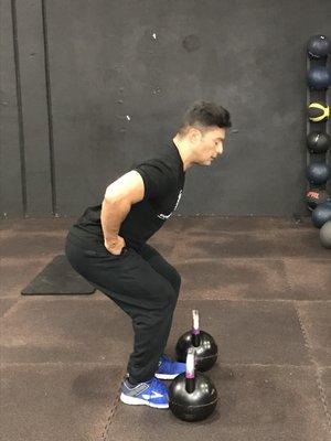 Corrective exercise kettlebells dead lift