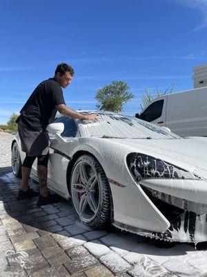 Beautiful Mclaren receiving a full detail!