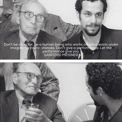 Anthony Montes with Sanford Meisner