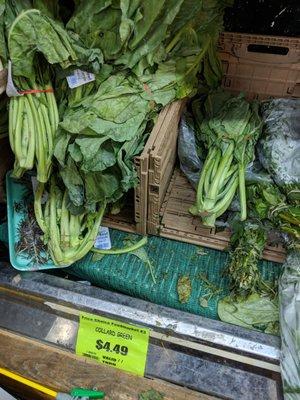 Pricey collard greens