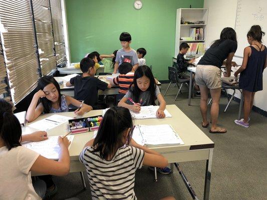 English and Math classes for a variety of grade levels