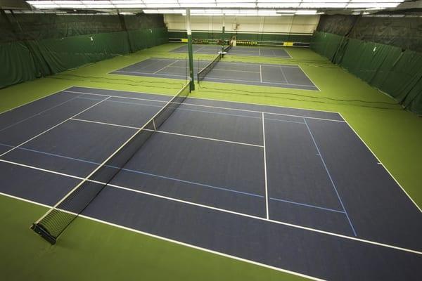 Indoor tennis courts